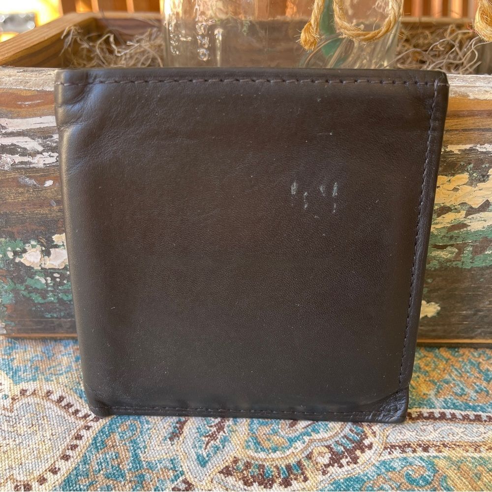 Rolfs Cowhide Bifold Wallet Leather Brown